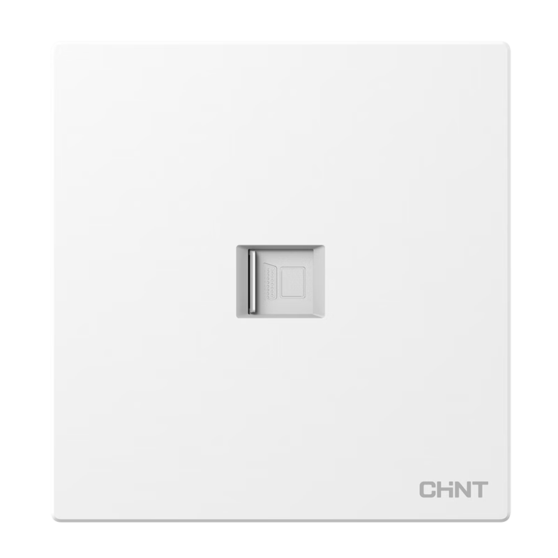CHNT Switch Socket Cream Large Panel Concealed X1M Eight-Core Computer Socket