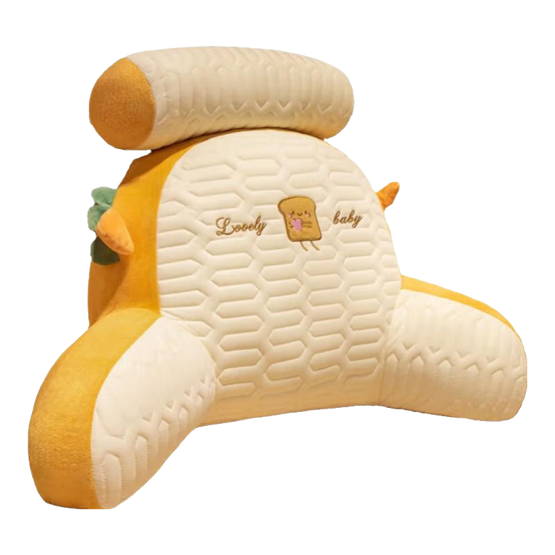 Jingmao Bed Headrest Lumbar Support Cushion Backrest Pillow Waist Cushion Office Dormitory Soft Bed Backrest Sofa Throw Pillow