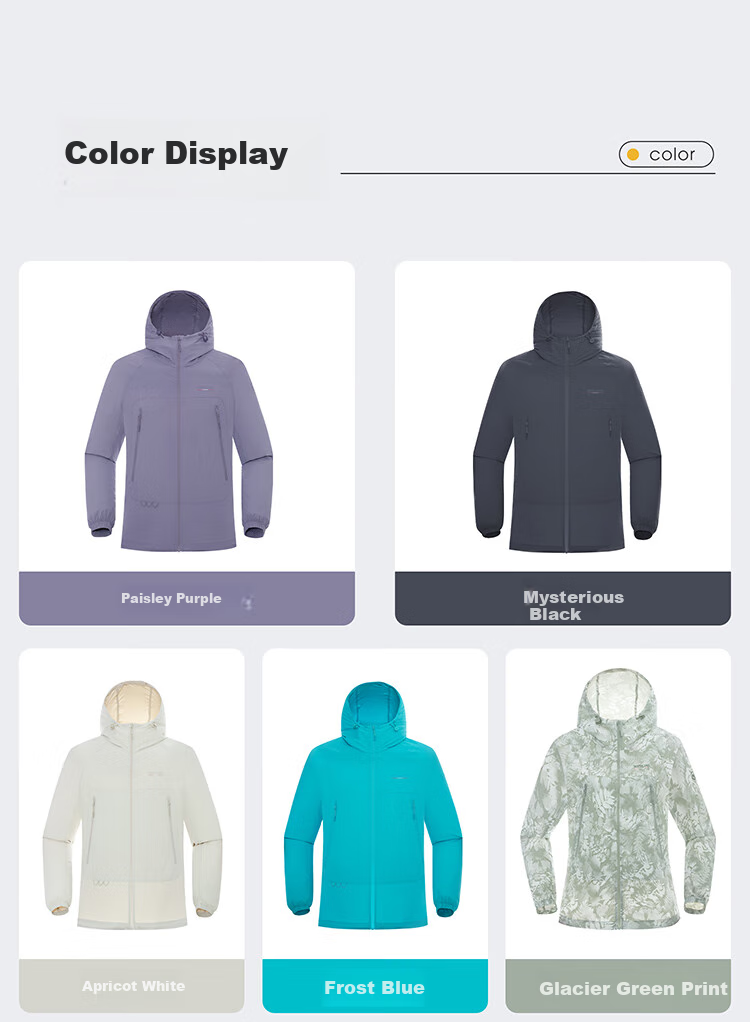 NORTHLAND Outdoor Unisex Sun Protection Cooling Antibacterial Breathable Lightweight Couple Skin Jacket Sun Protection Clothing 20