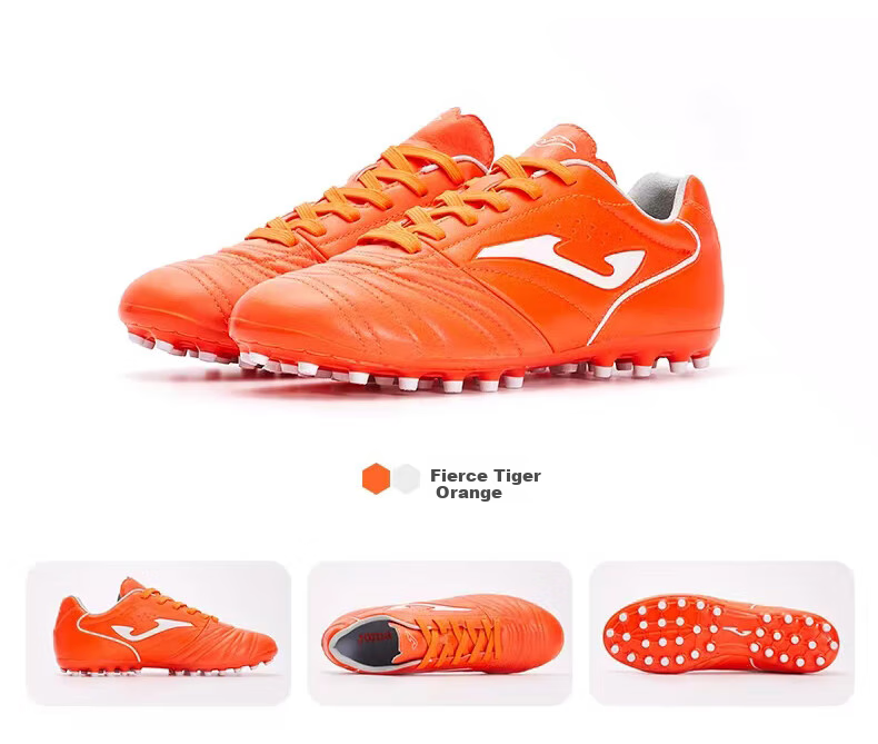 JOMA Kangaroo Leather Soccer Cleats for Men, Women, Adults, Teenagers And Children MG Studs Professional Competition Football Training Shoes White Size 43 13