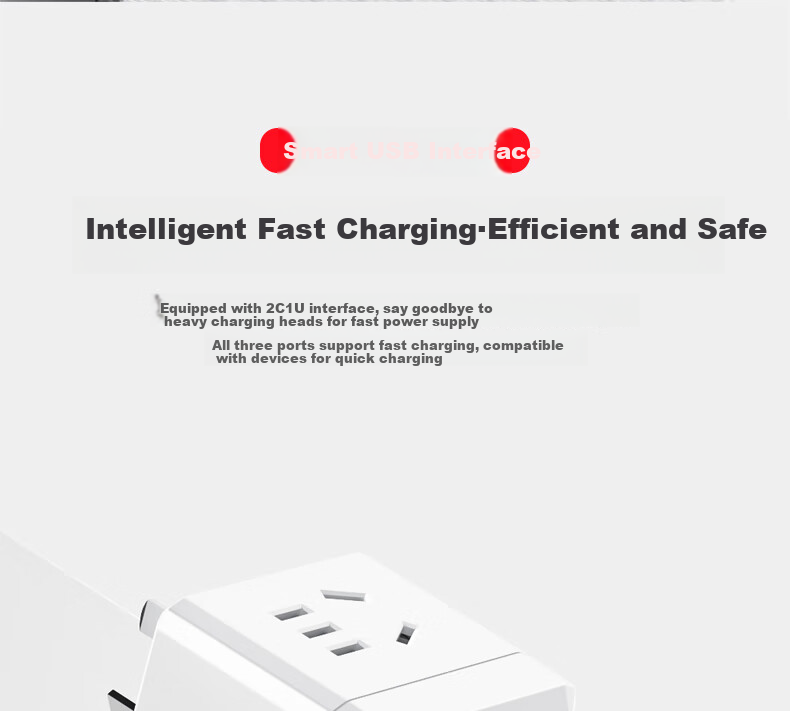 Kyfen 2500W High Power, Overload Protection, Master Switch, Multi-Outlet Adapter, Power Strip, Dormitory Office Use, Home Safety, 3-Prong, National Standard, Wireless 7