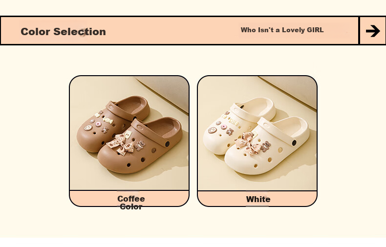 Taxiang Women's EVA Beach Shoes, Lightweight Outdoor Slippers, Sandals, TY008, White, Size 40/41 3
