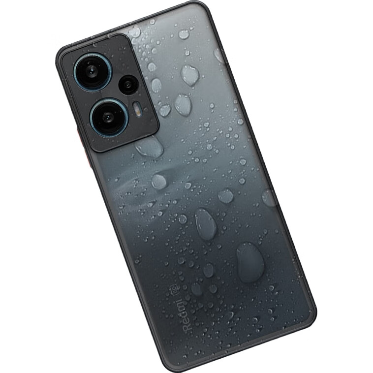 Чехол для Xiaomi Redmi Note 12 Turbo HotFire, противоударный силиконовый с защитой объектива, простой стиль, контрастные цвета