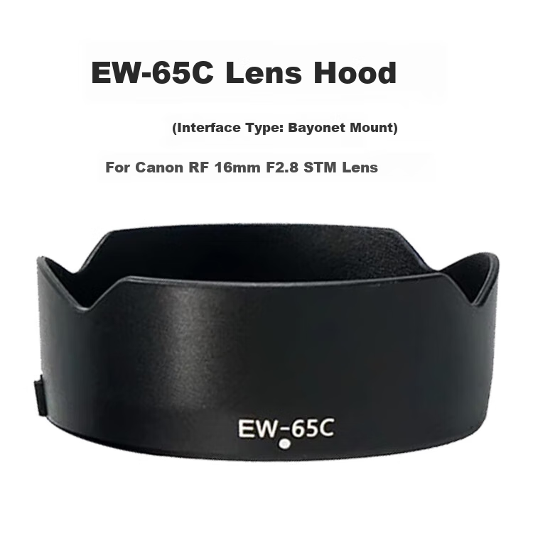 Earlymen Lens Hood EW-78F, Compatible with Canon RF 24-240mm Lenses R8 R50 RP R5 R6II Second Generation R7 R10, Protective Accessory, Sunshade 3