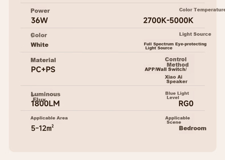 CDN [All-Inclusive Price] Ultra-Thin Full-Spectrum Eye-Protection LED Ceiling Light, Living Room Light, Bedroom Smart Lighting Fixture, 45W 29