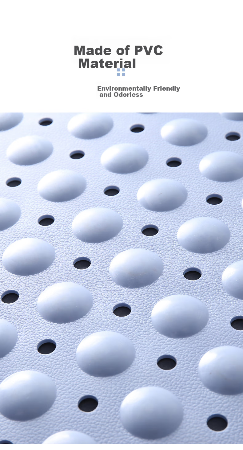 Yagao Bathroom Non-Slip Mat, Bathroom Anti-Slip Floor Mat, Toilet PVC Shower Mat with Suction Cups, 40*100 4