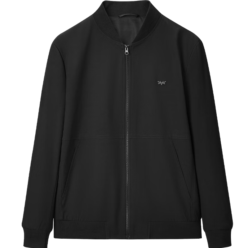 HLAHLA Men's Jacket 25 Lightweight Business Classic Three-Proof Printed Baseball Collar Autumn Coat