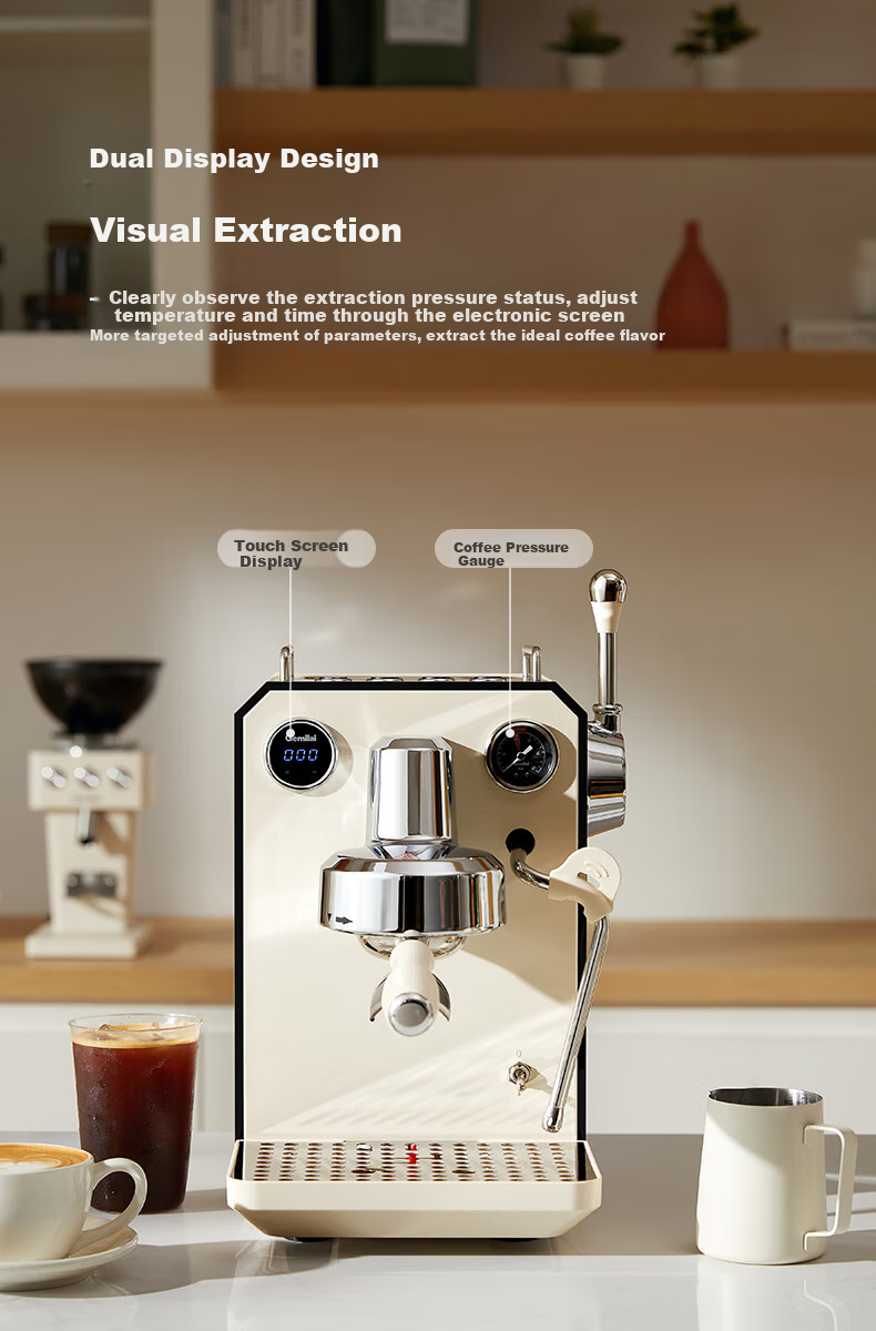 GEMILAI Owl G3006 Coffee Machine, Home Semi-Automatic Coffee Maker, Small Appliance for Americano And Espresso, Ready to Brew 4