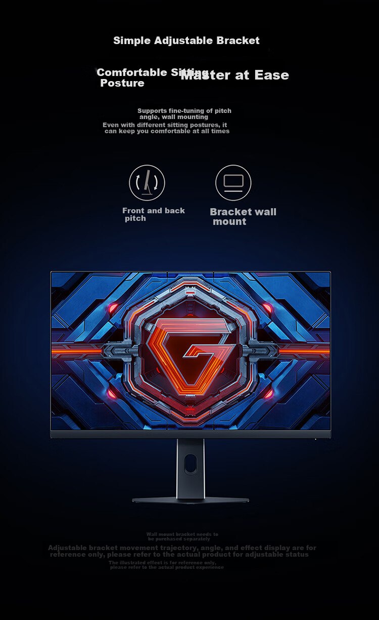 MI REDMI 24.5-Inch Gaming Monitor, 200Hz High Refresh Rate, Fast IPS HDR400, 1ms GTG, Computer Display G25 G24 Upgraded Versio 10