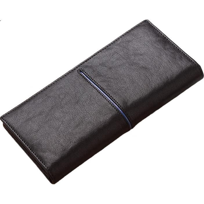 Мужской кошелек Meizhouyeniou из натуральной кожи, черный, N4437-1B