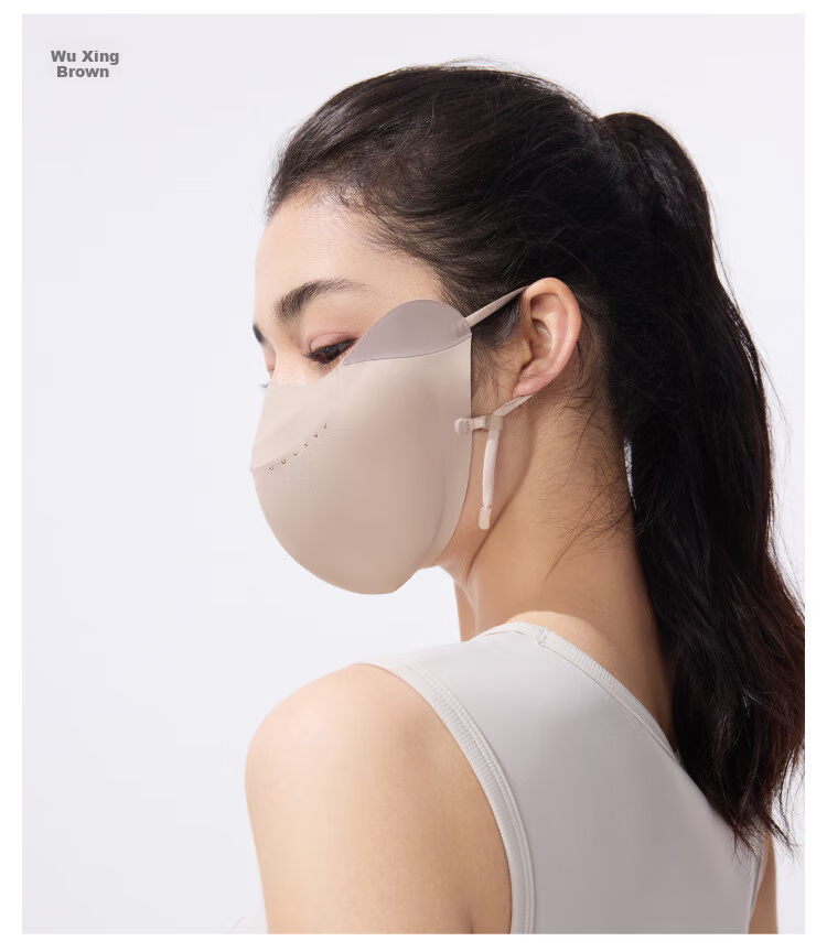 Beneunder 3D Protective Sun Protection Face Mask, Sun Protection Mask with V-Shaped Face Support And Moisture-Wicking SS216 29