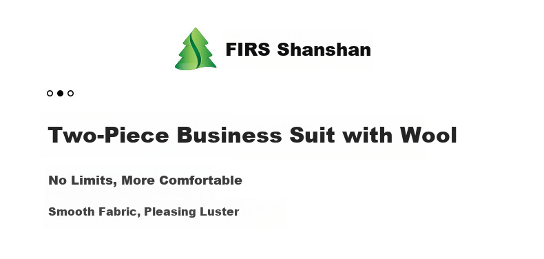 FIRS [Contains Wool] Men's Suit Set, Business Casual Professional Formal Wear, Commuter Wedding Attire, Male Work Uniform 1