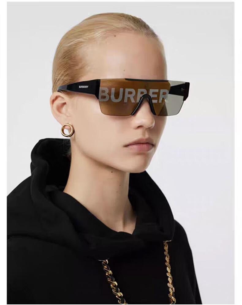 BURBERRY Sunglasses, Celebrity Style Frame, Unisex One-Piece Design, Burberry Large Frame 4291 346487 1
