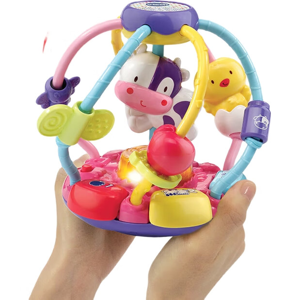 Развивающая игрушка VTech "Весёлая ферма", лабиринт, музыкальная, световая, для малышей от 3 месяцев