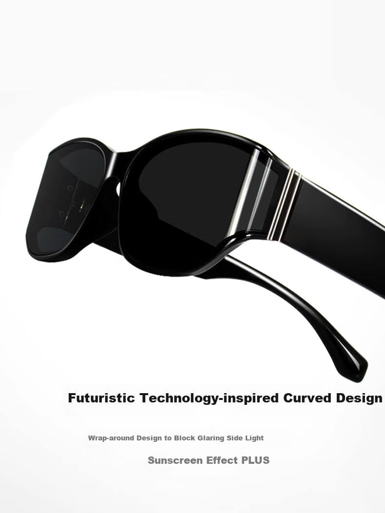 Fenchi Men's Sunglasses, 2025 New Model, Curved Screen, UV Protection, Specially Designed for Driving, High-End Feel, Wang Hedi's Same Style Sunglasses 5