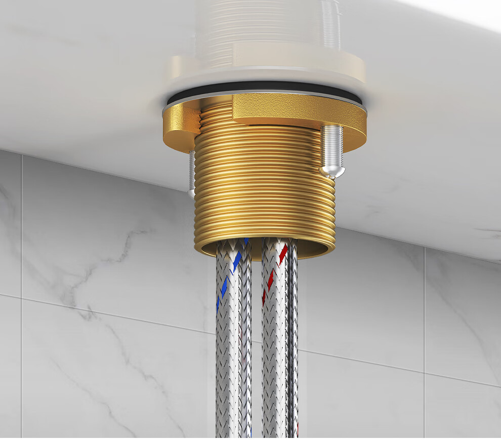 Larsd Kitchen Faucet Rotatable Sink Faucet Dual Temperature Hot and Cold Water Tap for Washing Basin F085 20