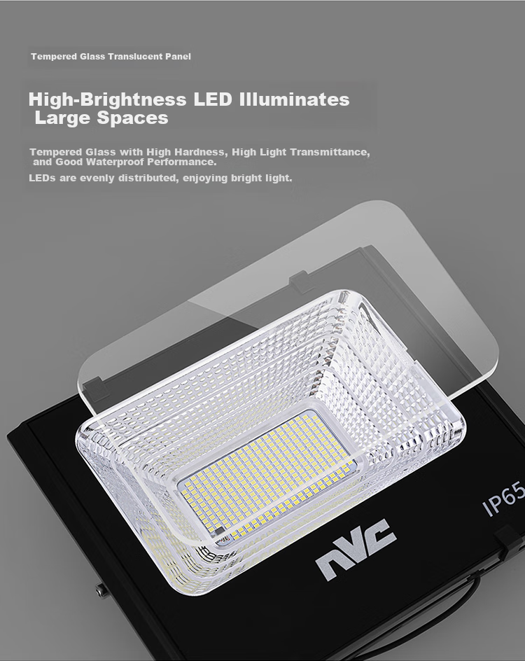 NVC Solar Outdoor Lighting Floodlight Garden Light Street Light with Motion Sensor And Remote Control, 1100lm, Illuminates about 40㎡ 18