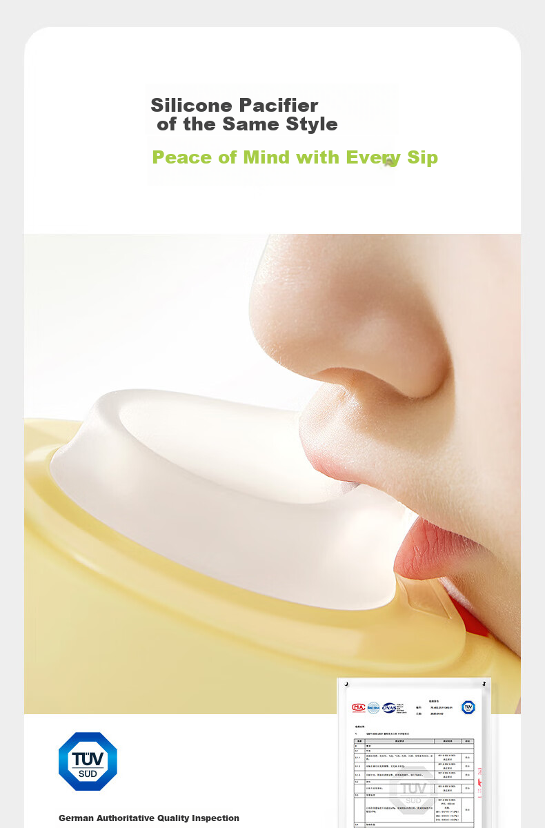 Babycare Children's Water Bottle, Summer Straw Cup, Training Cup, Portable Outdoor Sports Direct Drinking Cup for Kindergarten And School Use 8