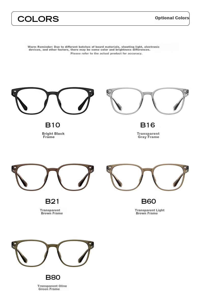 BOLON Versatile Optical Glasses Frame with Prescription Lenses for Men And Women BJ5176B16 5