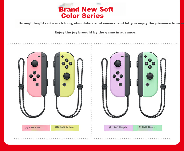 Nintendo Switch Joy-Con Controller [Overseas Version], First Generation OLED Battery Life Game Controller, Left Purple Right Orange, NS Peripheral Accessory Controller, Compatible with Chinese Version, Japanese Version, Hong Kong Versio 2