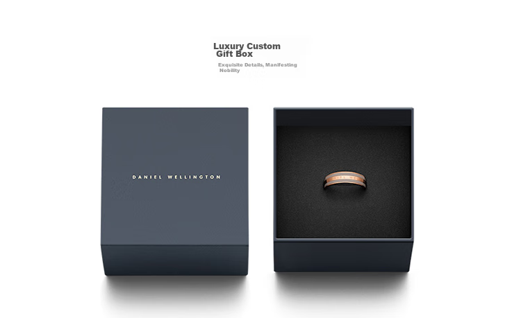 DanielWellington DW Ring for Women, Morning Mist Gray Rose Gold Size 48 Couple Rings DW053 Birthday Gift for Wome 10