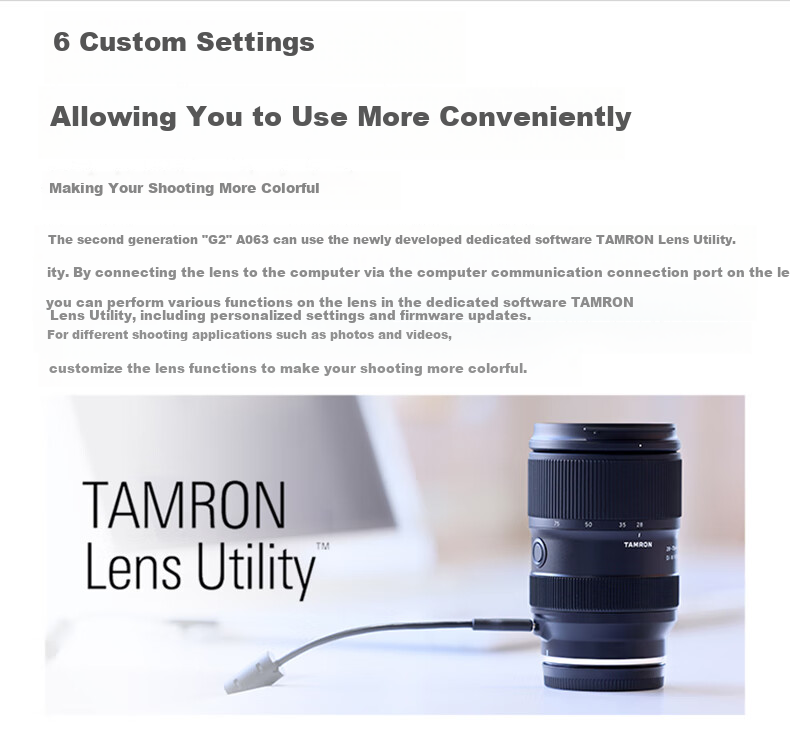 Tamron 28-75mm F/2.8 Di III VXD G2 Second Generation Large Aperture Standard Zoom Mirrorless Lens for Landscape And Portrait Photography (Sony Full-Frame E-Mount) Filter Kit 2