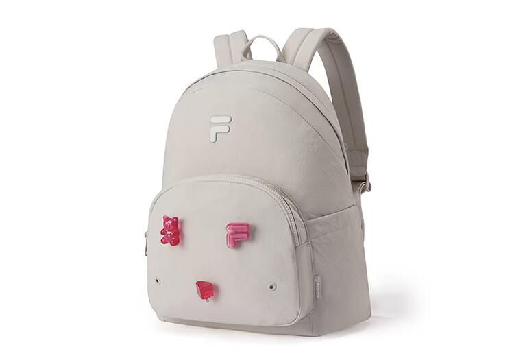 FILAFUSION FILA Trendy Women's Backpack Autumn Fun Double-Shoulder Laptop School Bag 17