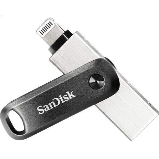USB-флеш-накопитель SanDisk 256GB Lightning, USB 3.0, Apple MFI Certified, для iPhone/iPad, двойного назначения для мобильных телефонов и компьютеров