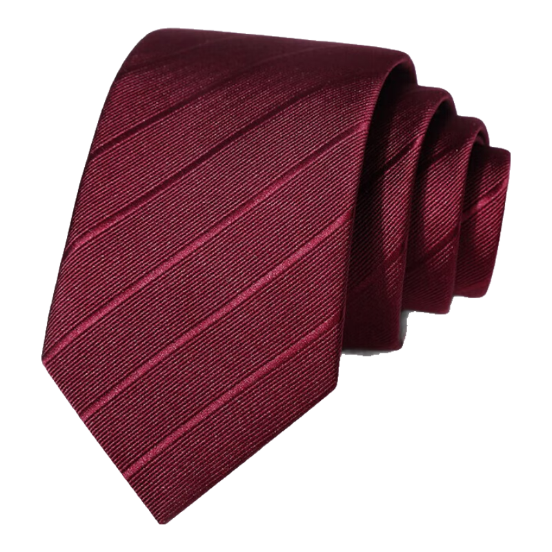 FitonTon Wedding Banquet Tiqi Red Tie for Men, Zipper Business No-Tie, New Year Valentine's Day Gift Box Set