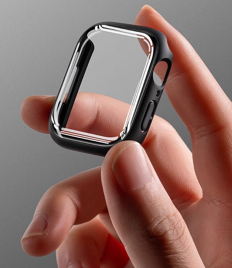 Iboann Tempered Glass Protective Case for iWatch S11, Shockproof Apple Watch Series 10/11 46MM Durable Screen Protector and Protective Shell Accessories 8