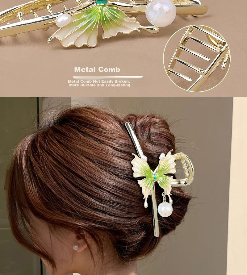 Gunai Wheat Spike Hair Clip, Women's Accessory, 2025 Style, Elegant Hairpin, Shark Clip, Claw Clip, New Year Gift for Girls 10