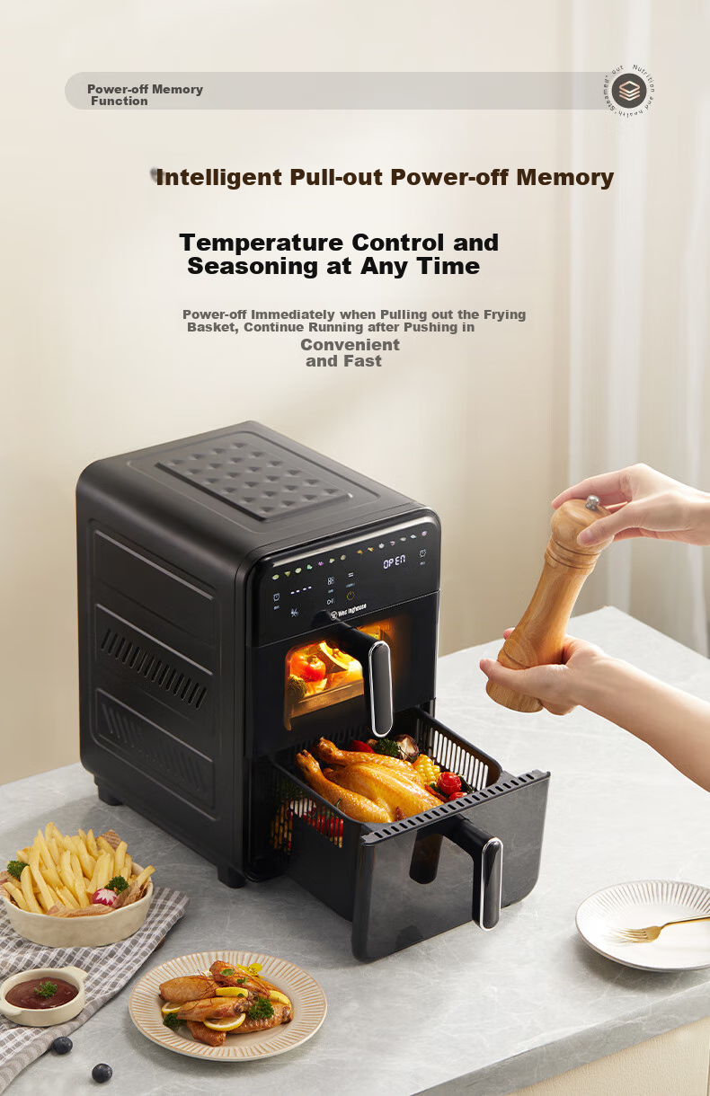 Westinghouse Double-Layer Air Fryer, All-Metal Cavity, 14L Extra Large Capacity, Electric Oven with Upper And Lower Heating Sources, Multifunctional Electric Roasting Oven, WKZ050 15