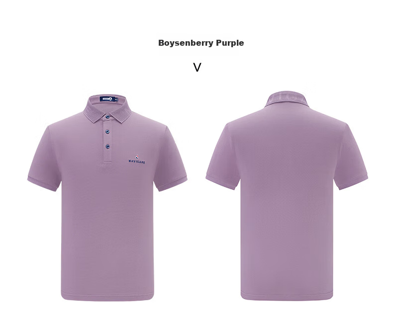 Navigare Small Sailboat Sports Outdoor Polo Shirt for Men, Summer Sweat-Free Cool-Feeling Short-Sleeve POLO Shirt 1325524565 M 37