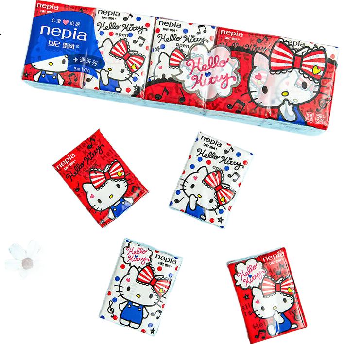 Бумажные платочки Nepia HelloKitty