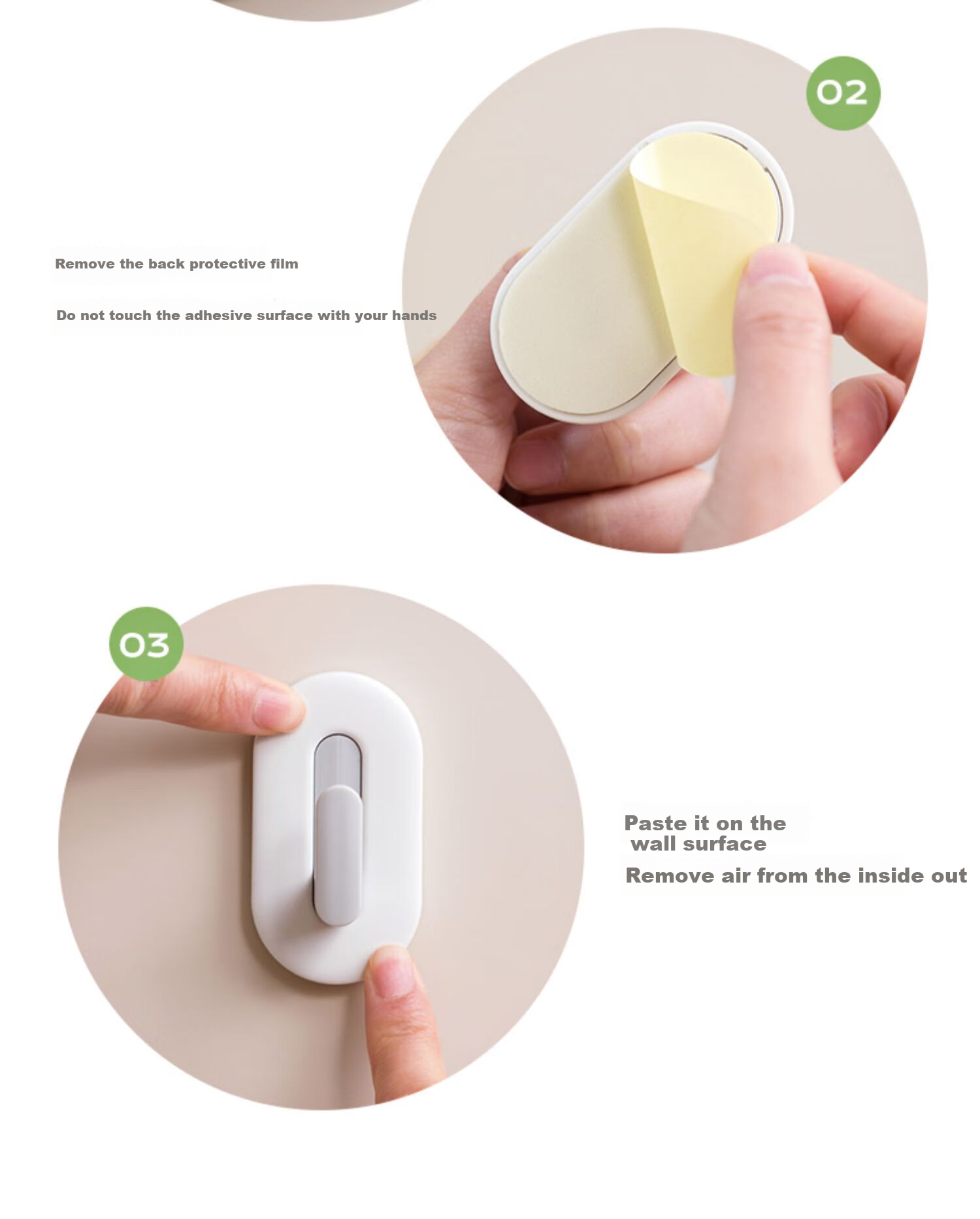 CHAHUA Hooks, Strong Adhesive Hooks No Drilling Required for Kitchen Bathroom Storage Bedroom Clothes Hangers, 4 Pieces 12