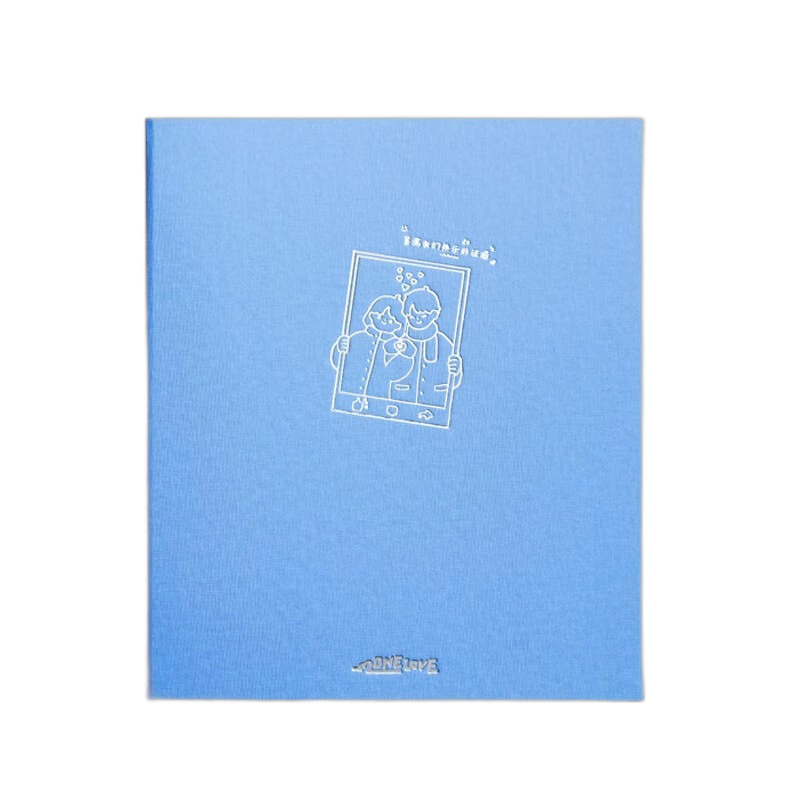 KODAK Kodak Photo Album Laminated Self-Adhesive 14-inch DIY Handmade Baby Growth Family Scrapbook Album School Military Training Commemorative Album 9891-741 Time Collection - Star Blue