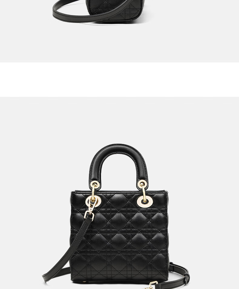 C.BANNER Women's Handbag, Cowhide Quilted Tote Bag, Chanel-Style Shoulder Crossbody Bag, Brand Birthday Gift for Girlfriend on May 20 5