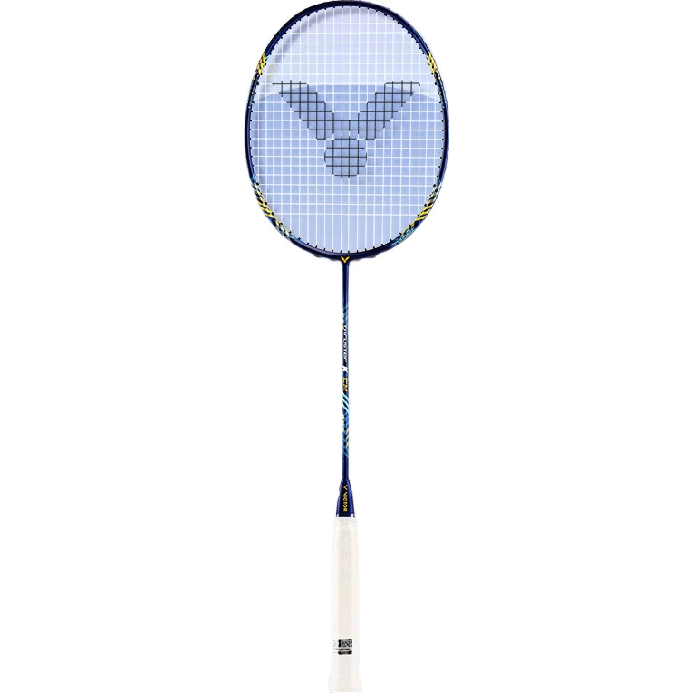 Ракетка для бадминтона VICTOR Shengli Xiaogui Jian Shengji Version Tianlong All-Carbon Offensive Single Racket TK-CM Midnight Blue, 4U Strung Racket, 26 Pounds
