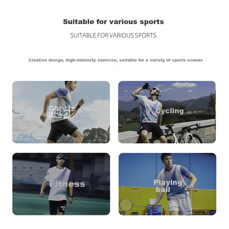 Fandimu Badminton Outfit for Men And Women, Sports Set for Fitness, Running, Track And Field Training, Seagull Short-Sleeve Two-Piece Set for Men 2XL 5
