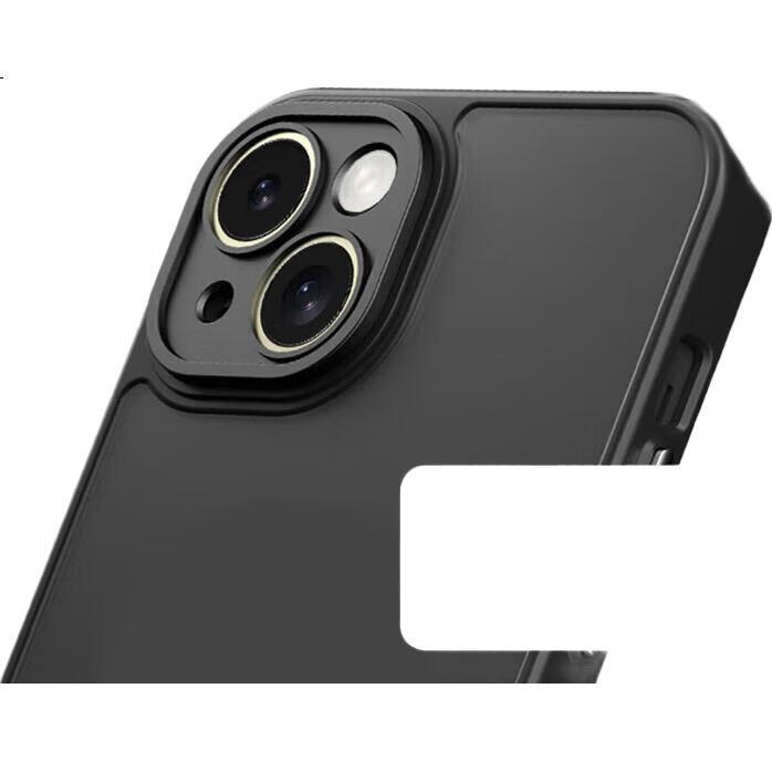 Чехол для Apple iPhone 13 KEKLLE, полупрозрачный матовый, противоударный, розовый