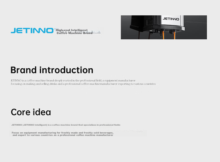 Jinu (Jetinno) [7-Day Trial] Fully Automatic Coffee Machine for Home And Office Use with Integrated Grinding (64mm Flat Blade), Dual Boiler, Self-Cleaning JL15 (20g Ground Coffee Container) 2