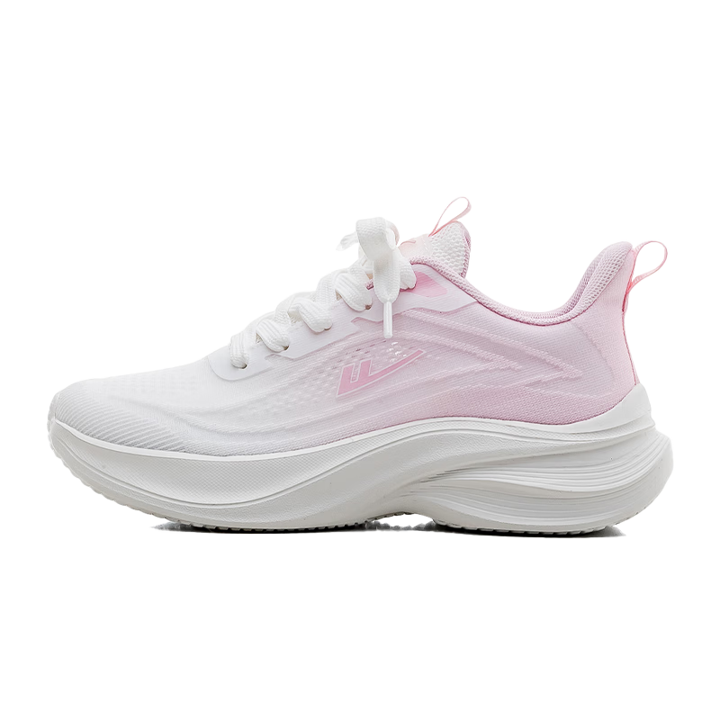 Warrior Women's Casual Sports Mesh Shoes Breathable Lightweight Soft Sole Running Shoes WXJ0954 White Pink Size 37