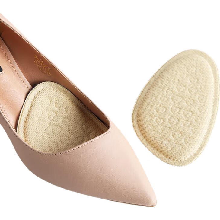 FOOTOPPO High Heels Front Palm Pad, Women's Half Size Insoles, Leather Shoes Half Insoles, Foot Pads, Non-Slip Shoe Soles, Thickened Shoe Inserts, Shoe Enhancers