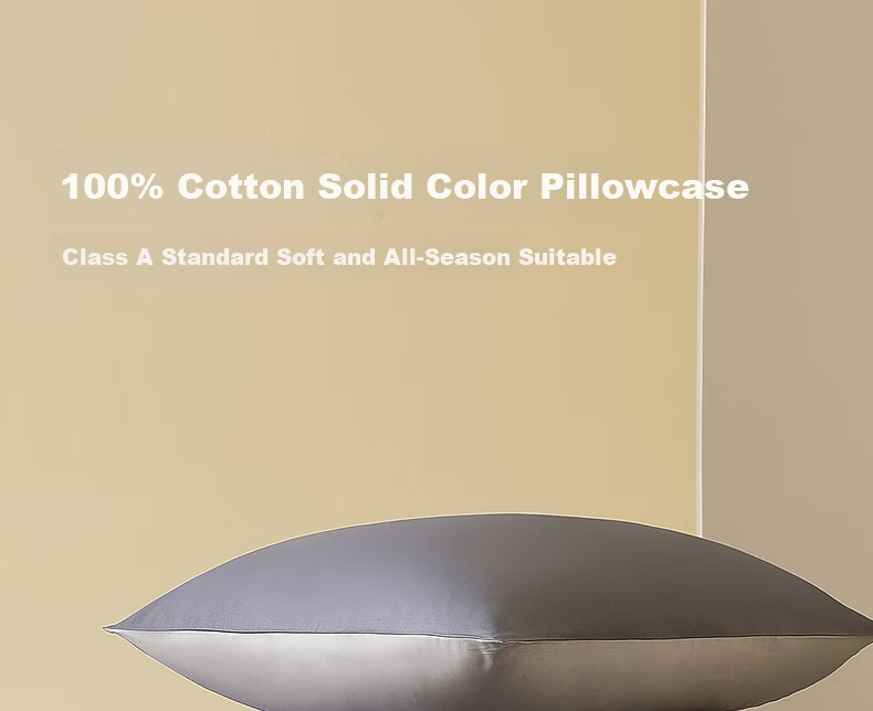 Shuixingjiafang Pillowcase, 100% Pure Cotton, Class A Pillow Cover, Set of Two, for Home And Dormitory Use, 48x74cm, Blue 1