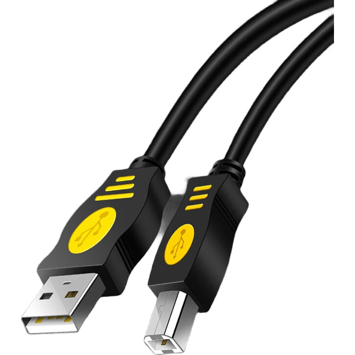 Кабель Jinghua USB 2.0 High-Speed Printer Cable, AM/BM, 5 метров, черный