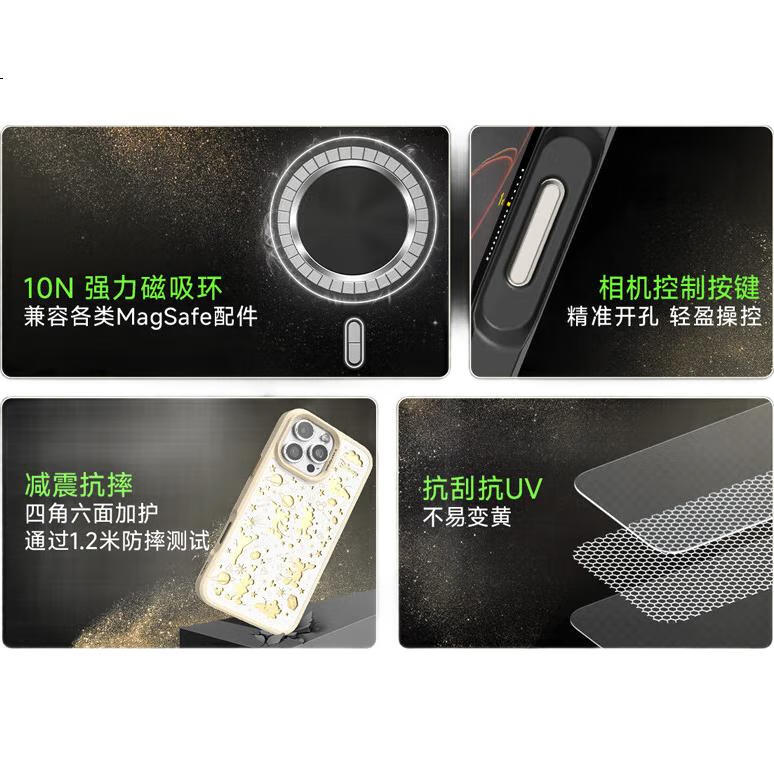 Чехол для Apple iPhone 16 Pro BELKIN Disney Shining Mickey, MagSafe, противоударный, TPU, черный