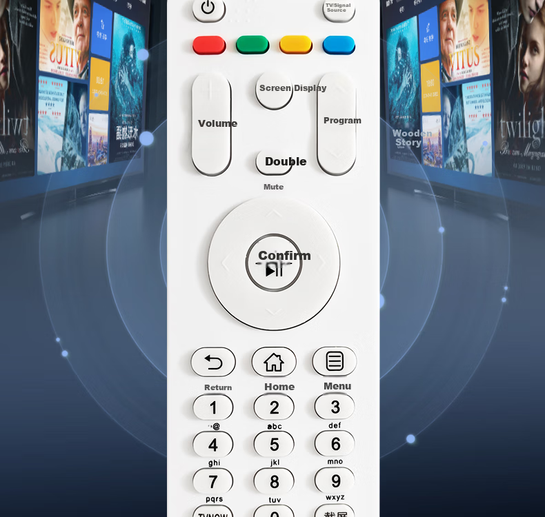 Dongpuli Infrared Remote Control Compatible with Haier TV Models LE32/40A7100L LE50/55A7100L 3