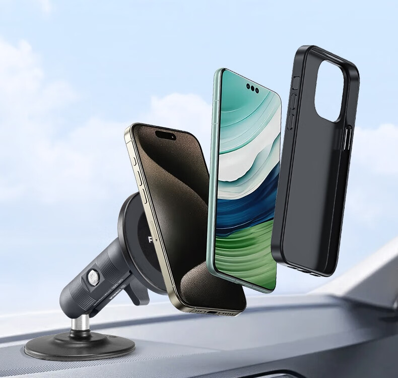 FANAUE Magnetic Car Phone Holder, Convenient Adhesive Suction Cup Mount for Dashboard And Center Console, Navigation Stand, MT-01T6 (SC-03) 8