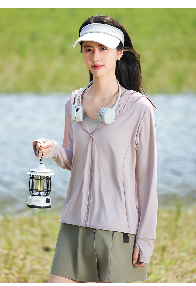 Combo Women's Summer Sunscreen Jacket New Outdoor Cycling Ice Silk Skin Jacket Lightweight Breathable UV Protection Sunproof Clothing 17