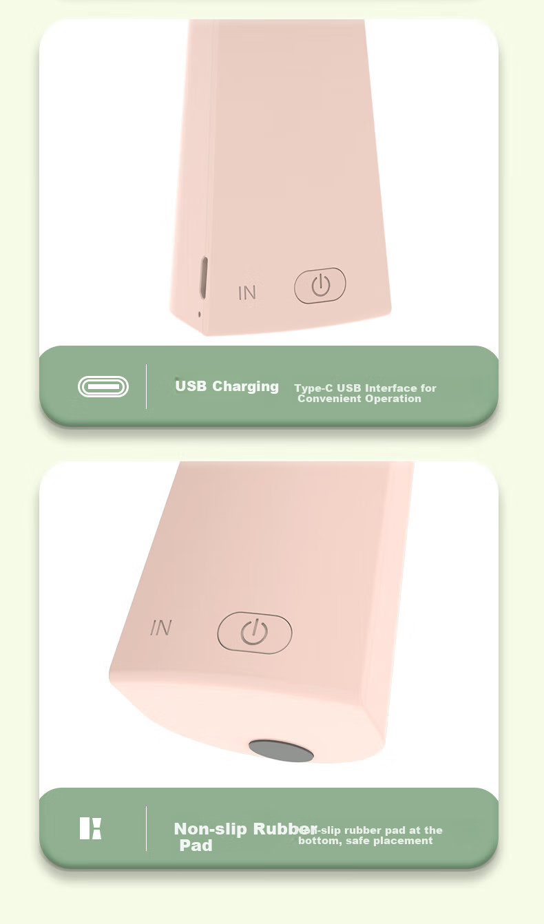 M&G Mini Fan, Desktop Handheld Mini Fan, Portable USB Fan, Summer Quiet Fan for Students And Home Office Use, Pink ARC925EBC1 Free Shipping 9